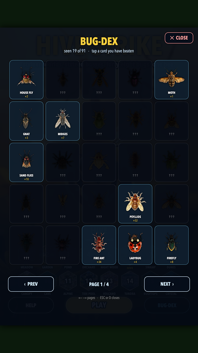 Hive Strike Bug-Dex