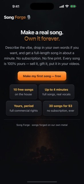 Song Forge screenshot